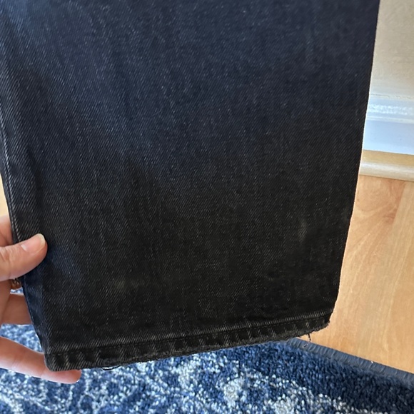 Abercrombie & Fitch 90s straight ultra high rise criss-cross waist sz 10L - Picture 9 of 9